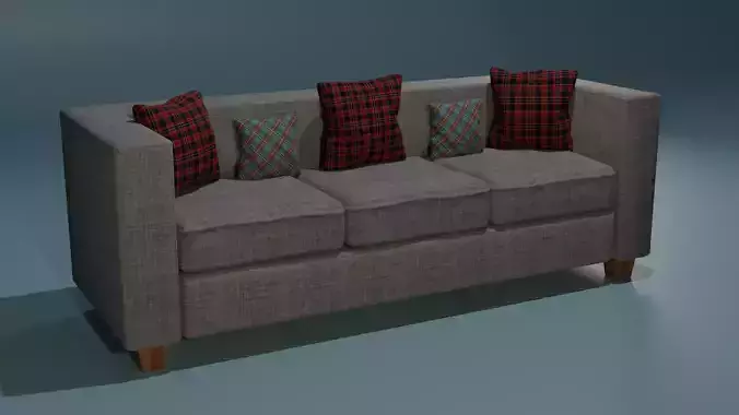 sofa and chair realistic