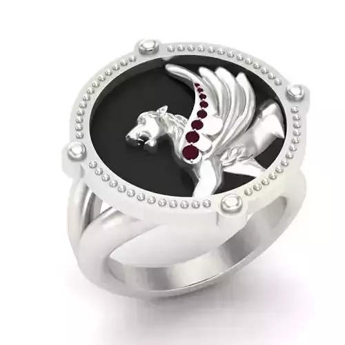 Gold Ring Babylon 04