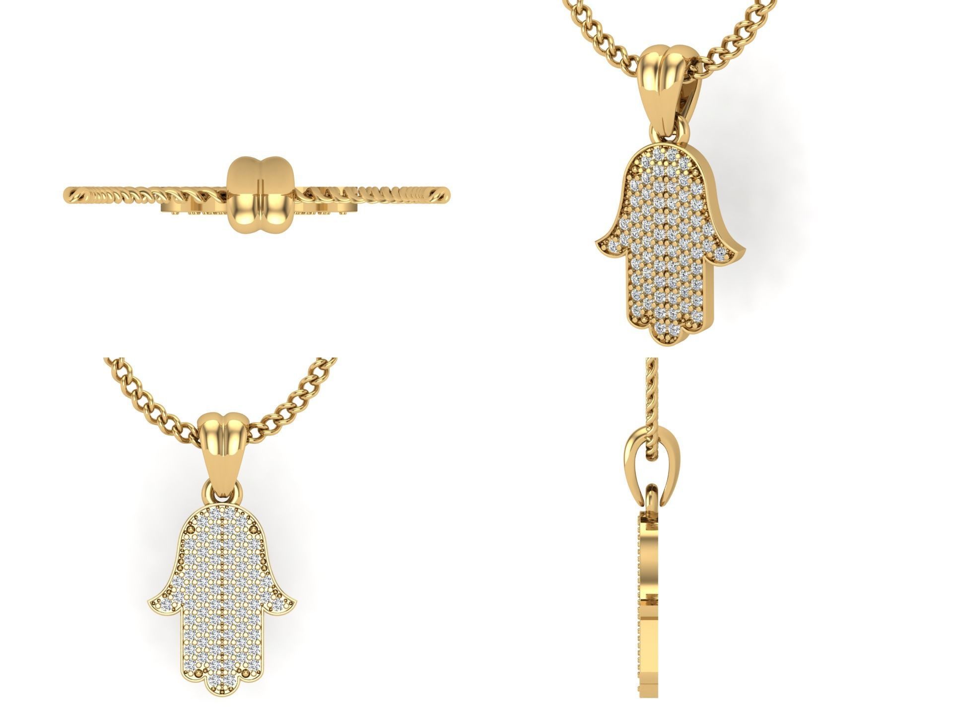 pendant bi3 3D print model_3