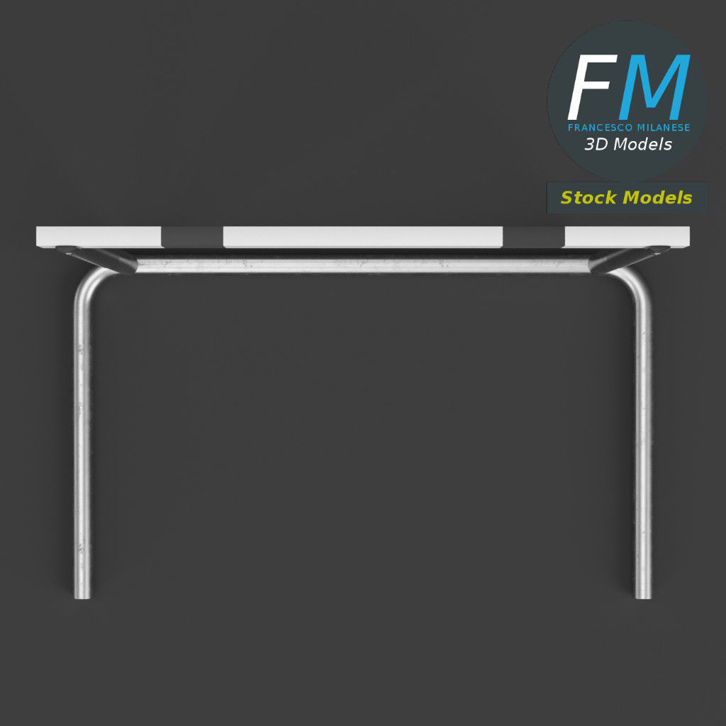 Track hurdle 3D model_6