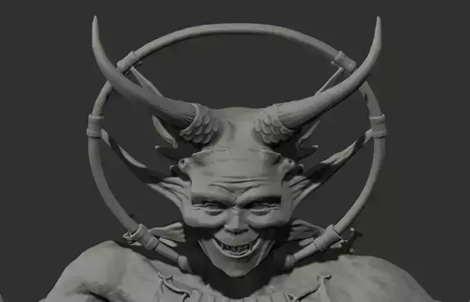 Daemon - sculpture for 3D print