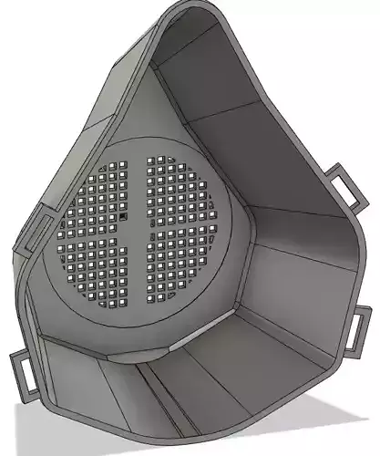 Respiration mask Free 3D print model