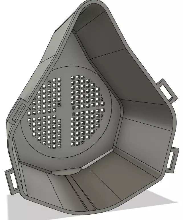 Respiration mask Free 3D print model_0