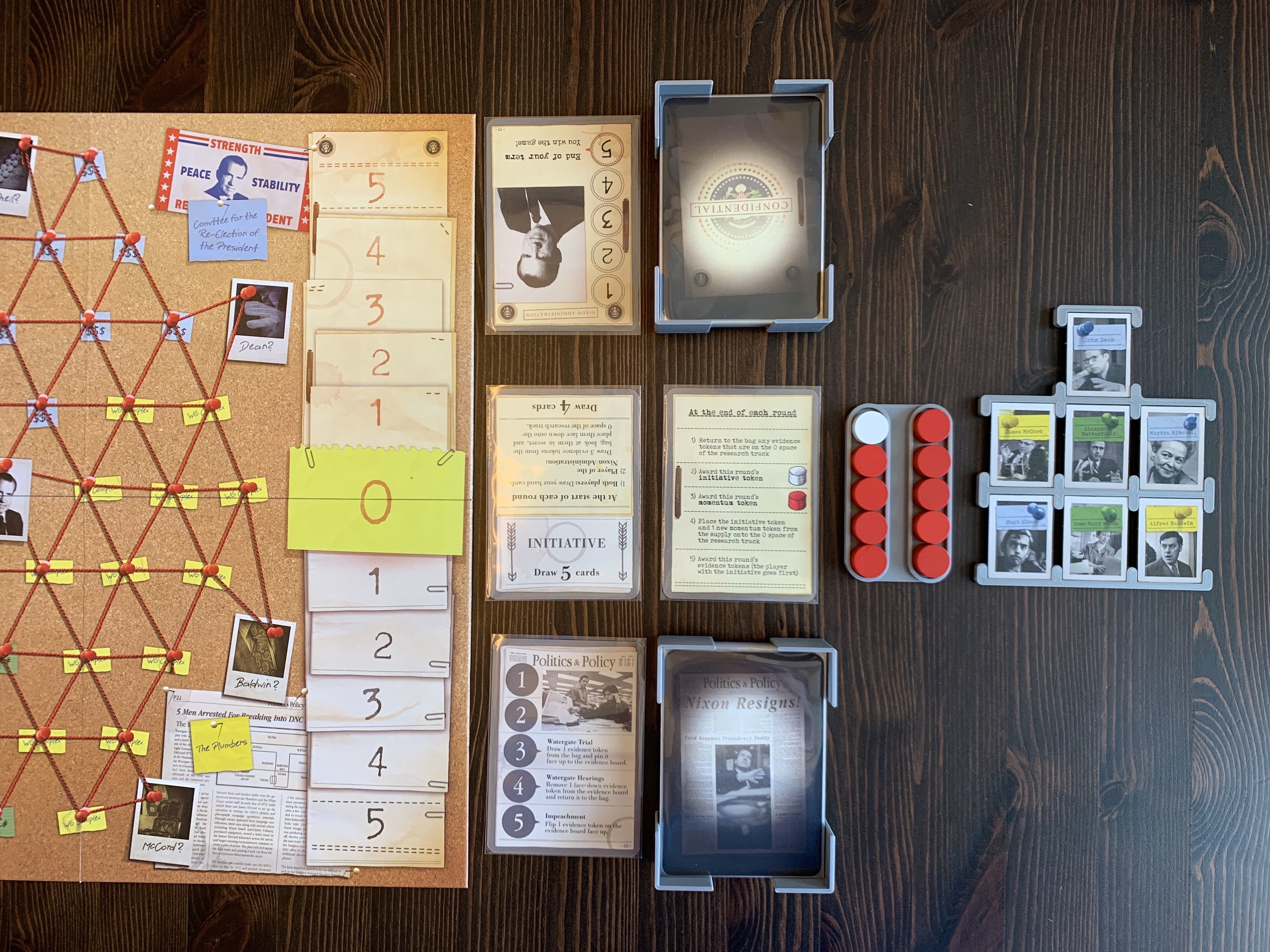 Watergate Board Game Organizer Insert 3D print model_1