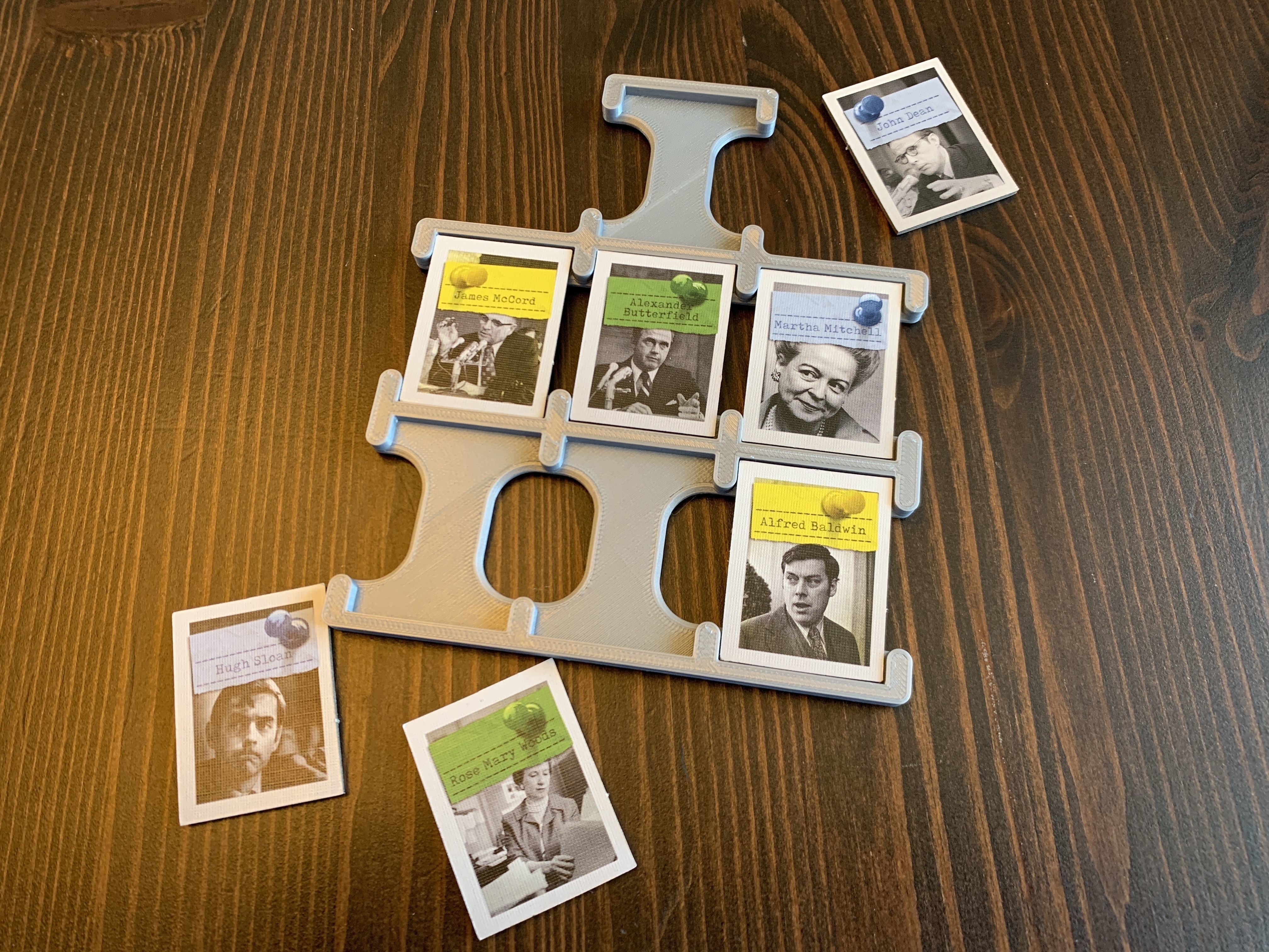 Watergate Board Game Organizer Insert 3D print model_5