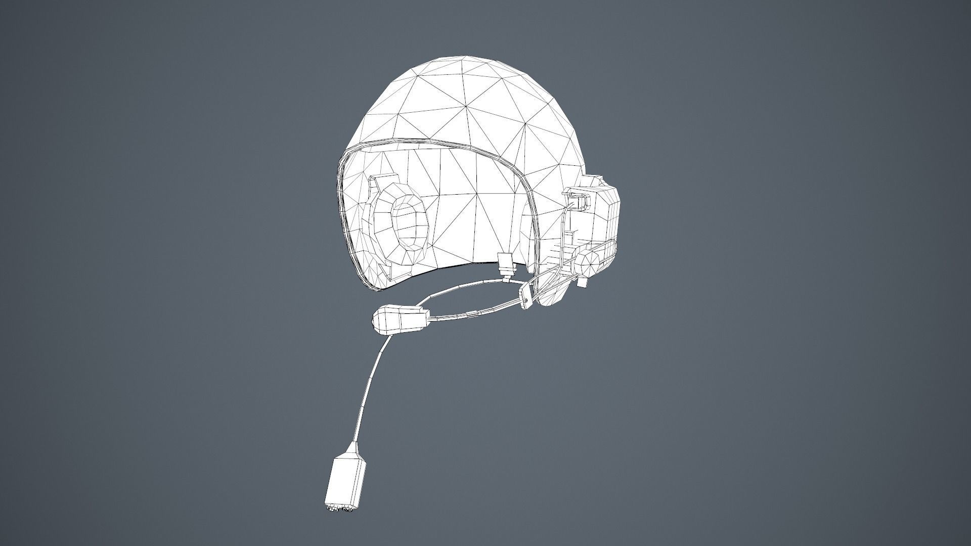 T56-6 Helmet Low-poly 3D model_33