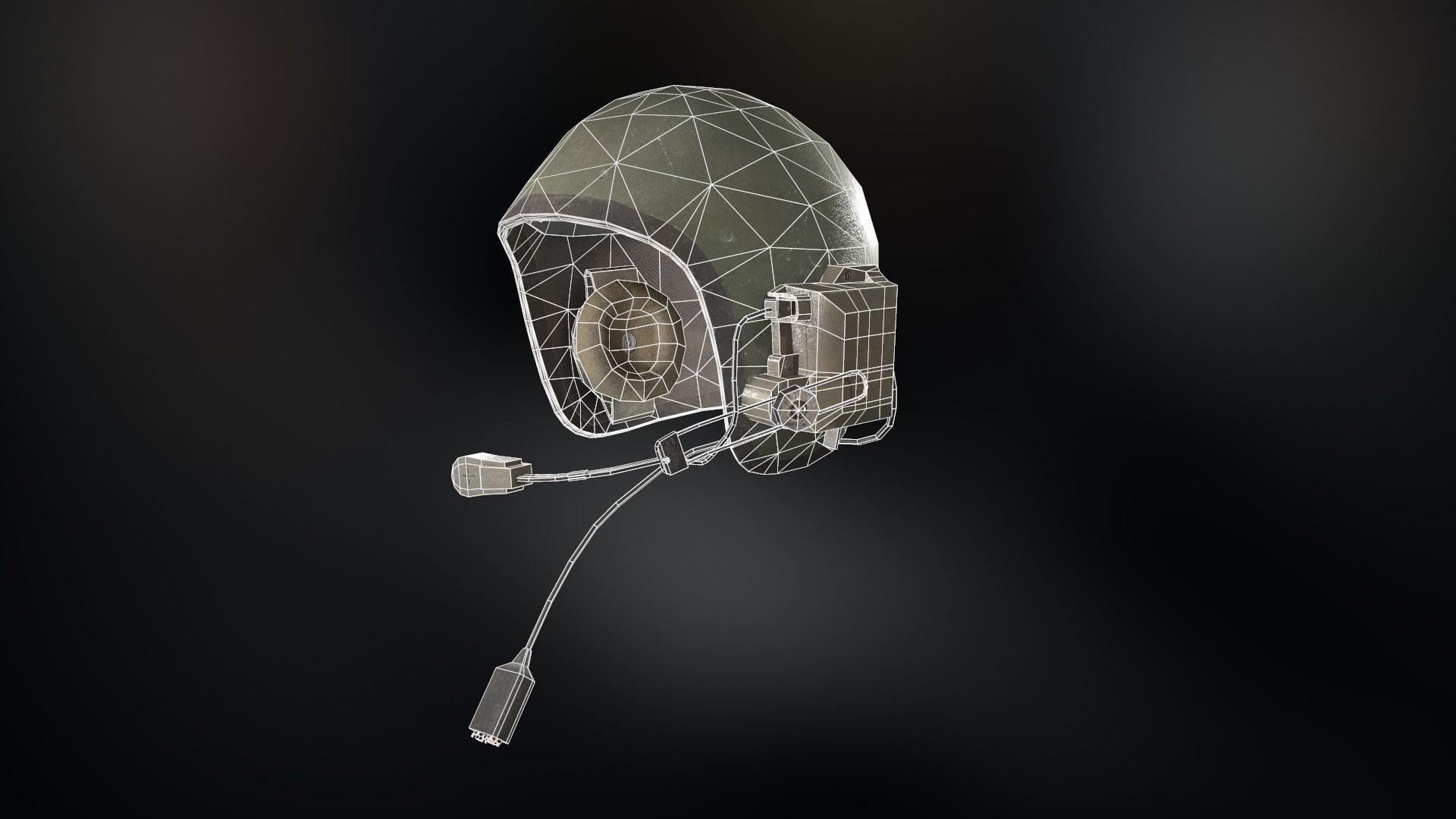T56-6 Helmet Low-poly 3D model_31