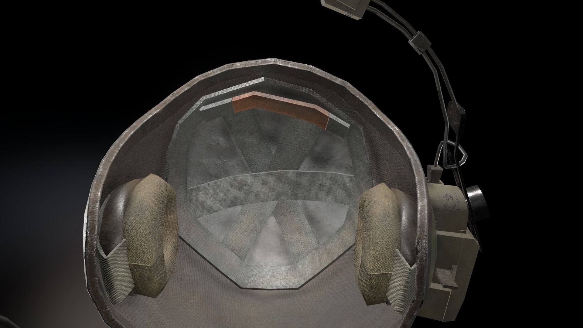 T56-6 Helmet Low-poly 3D model_20