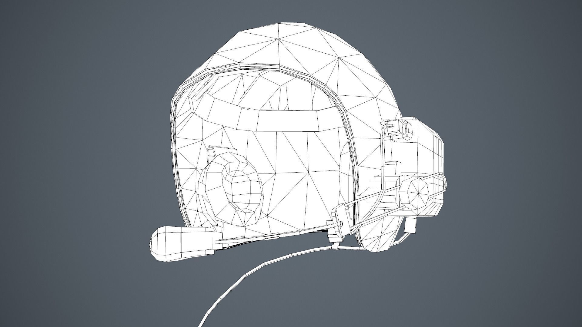 T56-6 Helmet Low-poly 3D model_39