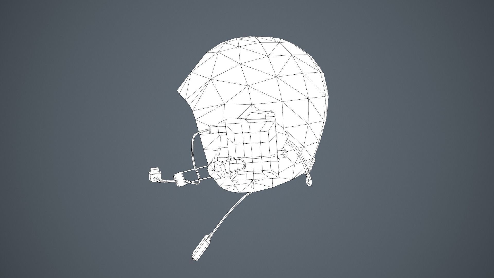 T56-6 Helmet Low-poly 3D model_34