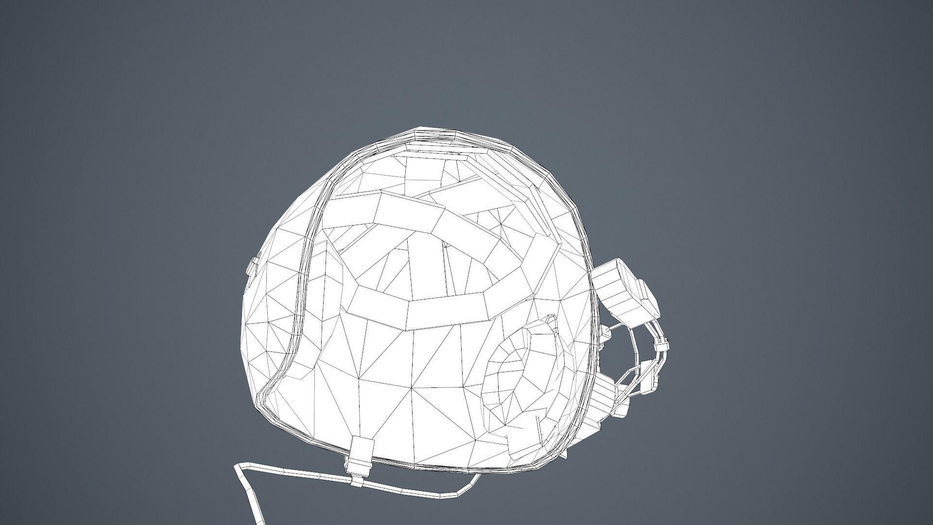 T56-6 Helmet Low-poly 3D model_37