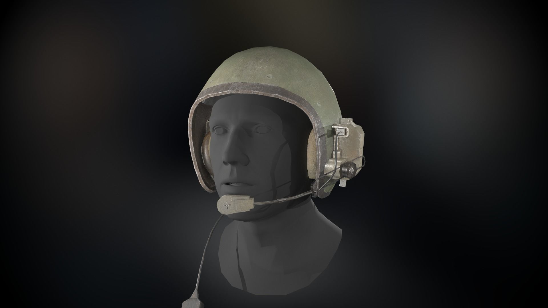 T56-6 Helmet Low-poly 3D model_13