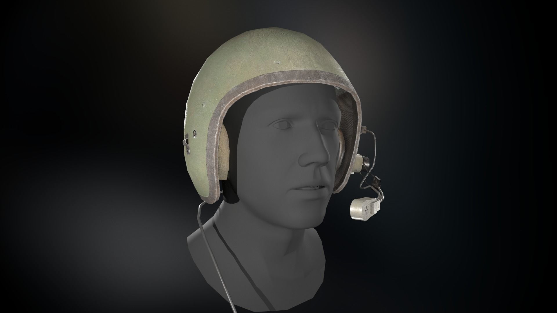 T56-6 Helmet Low-poly 3D model_17