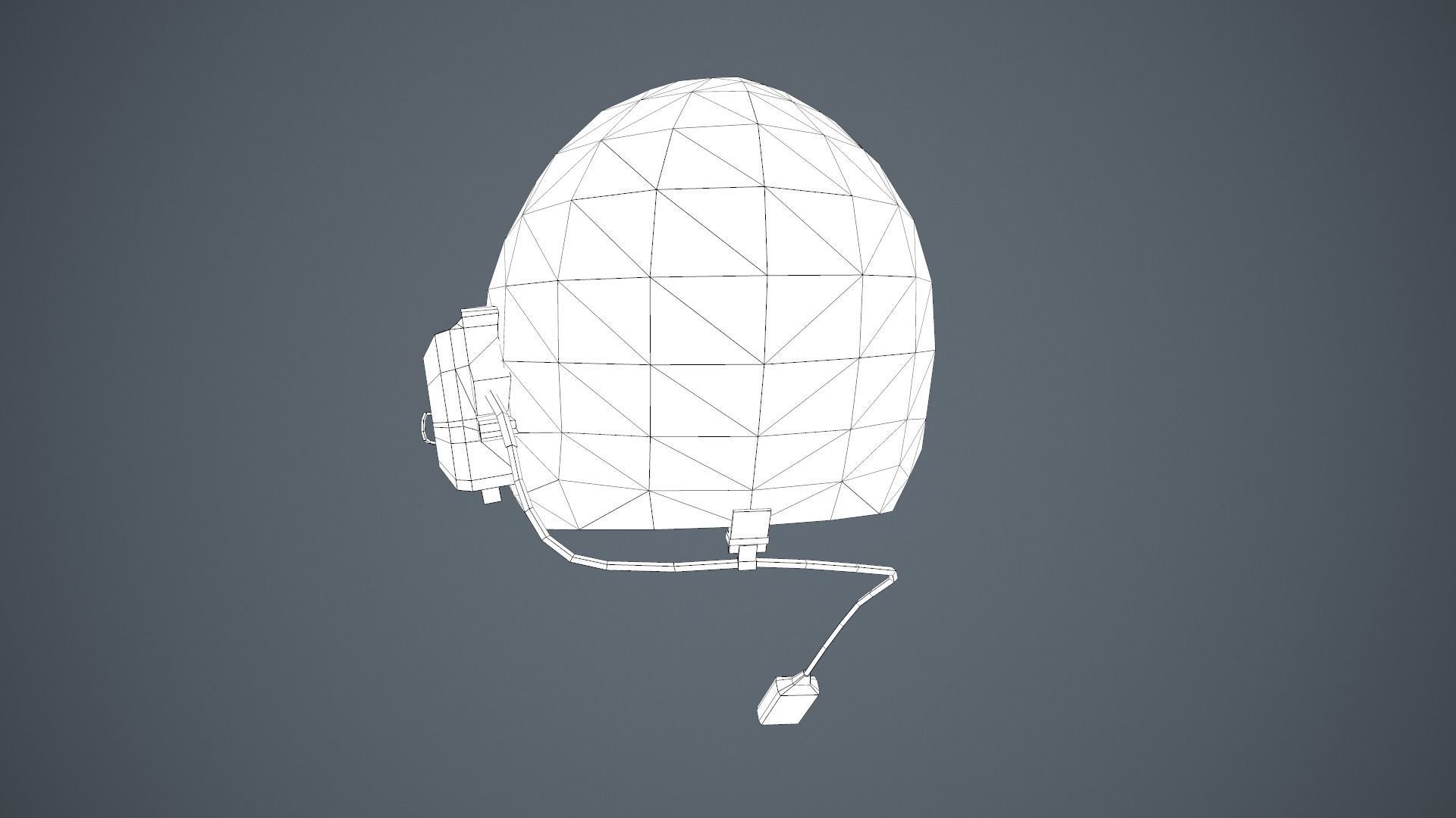 T56-6 Helmet Low-poly 3D model_35
