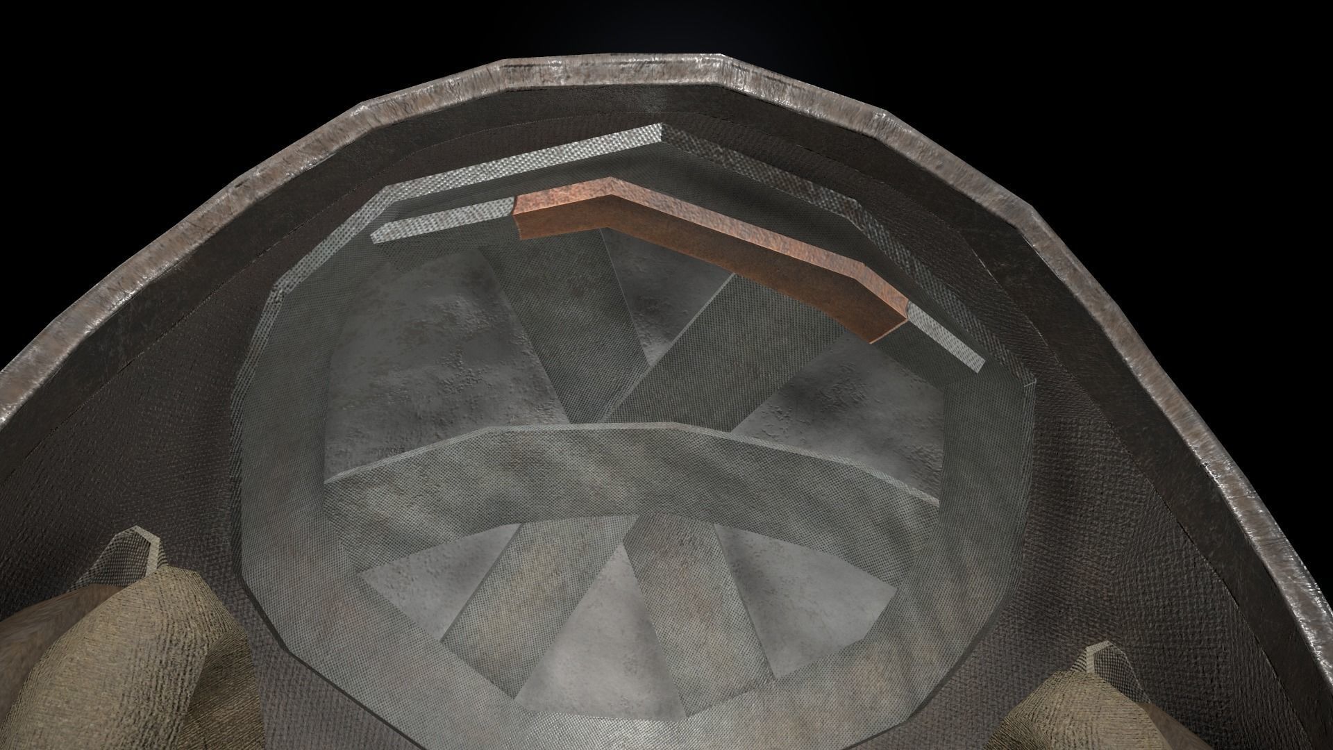 T56-6 Helmet Low-poly 3D model_26