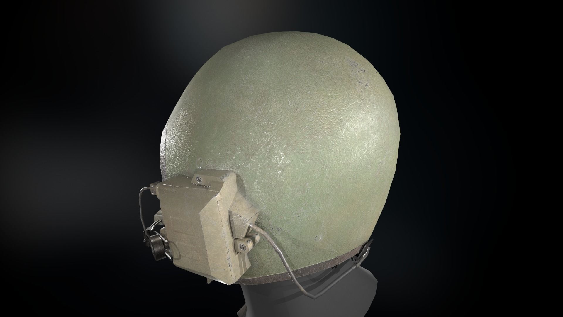 T56-6 Helmet Low-poly 3D model_16