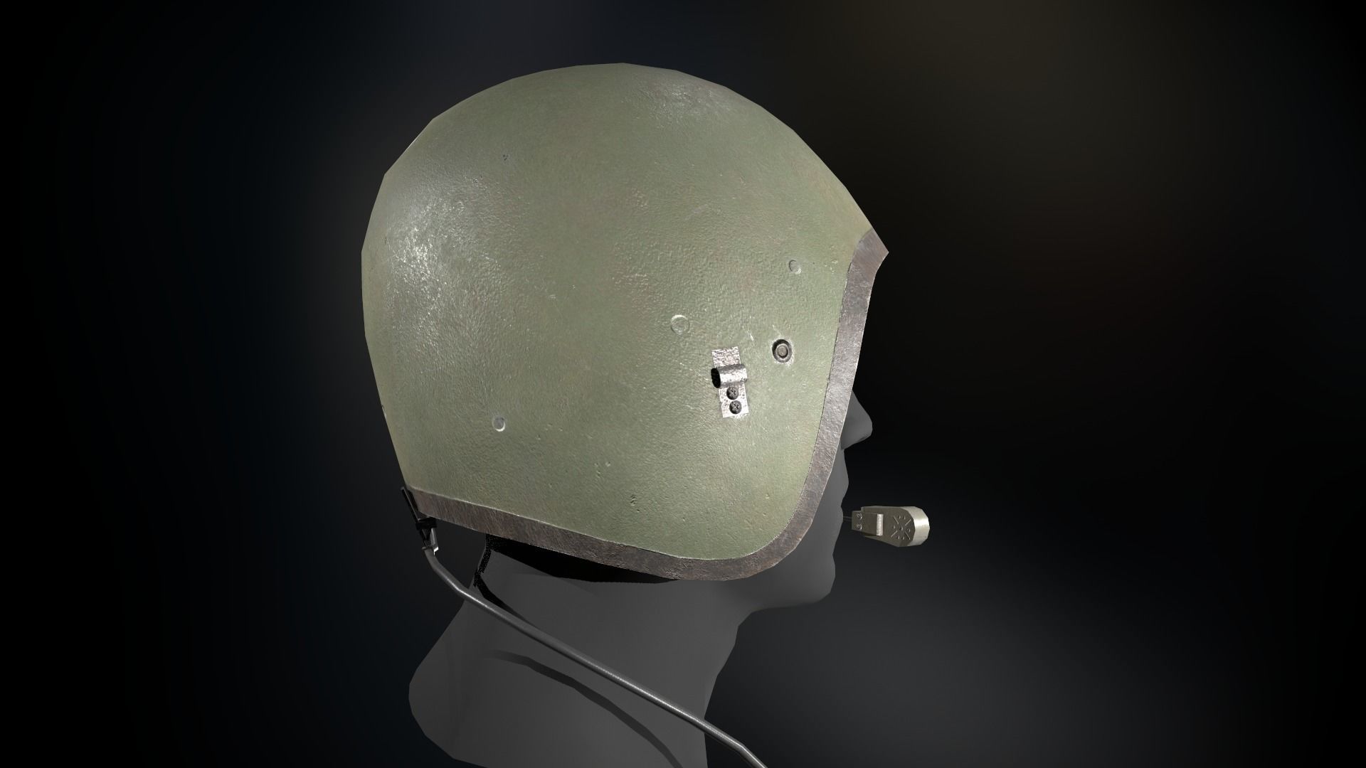 T56-6 Helmet Low-poly 3D model_5