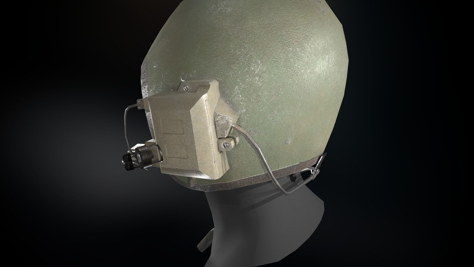 T56-6 Helmet Low-poly 3D model_8