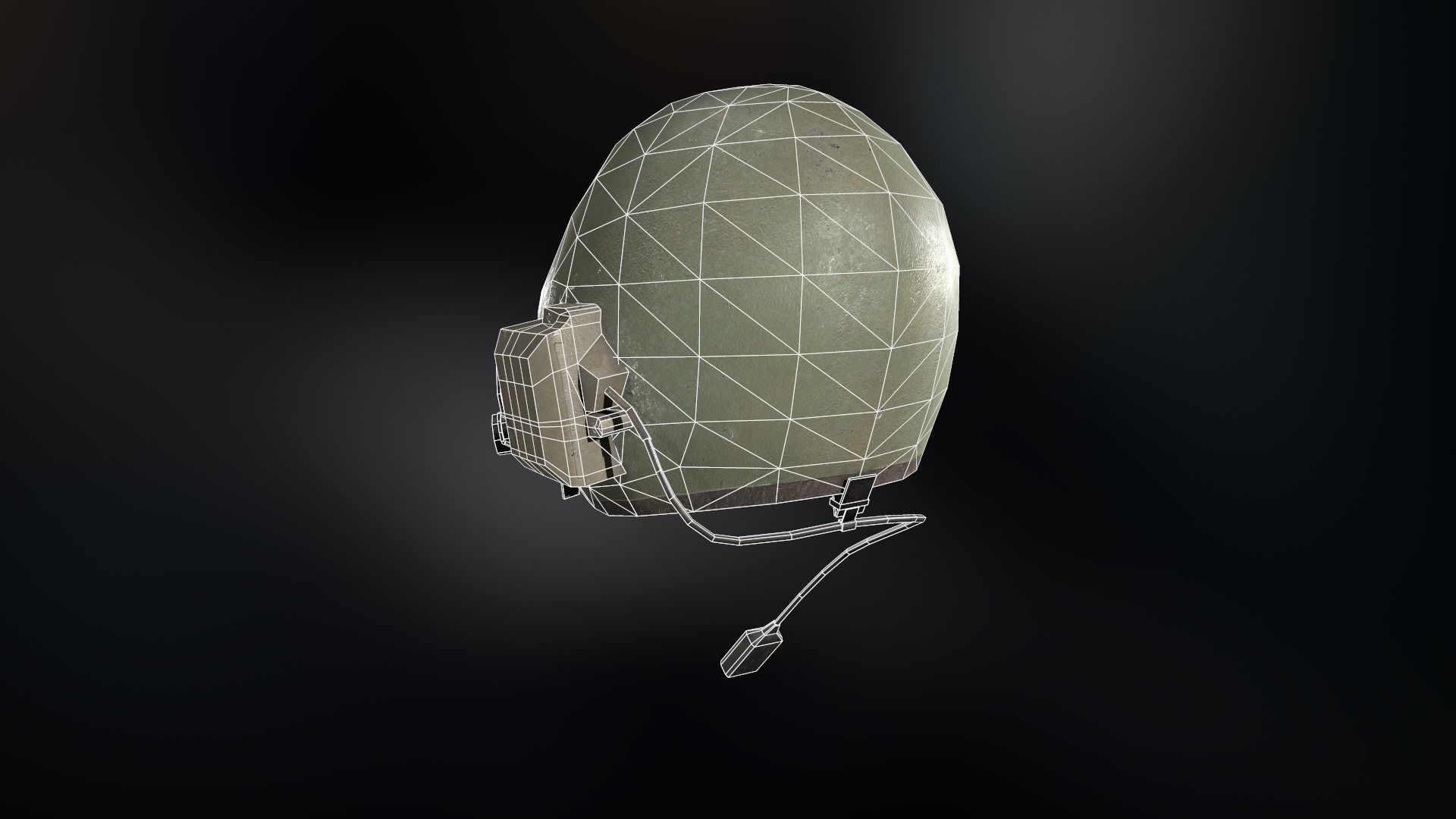 T56-6 Helmet Low-poly 3D model_32