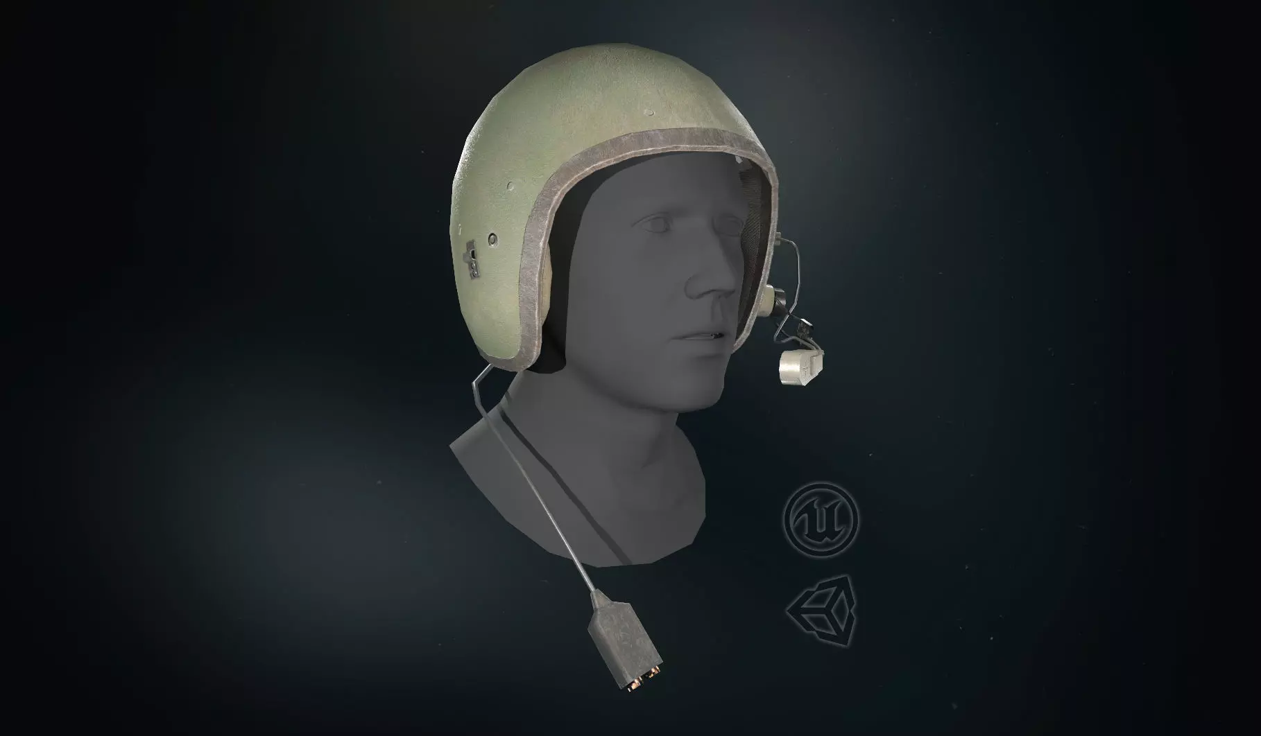 T56-6 Helmet Low-poly 3D model_0