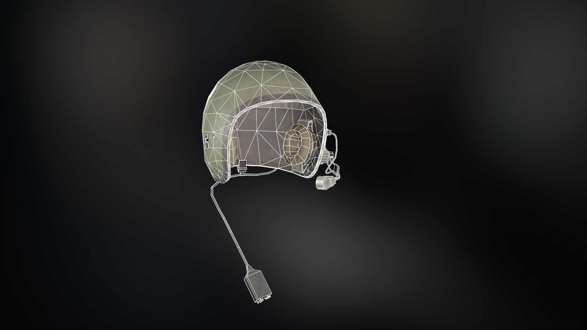 T56-6 Helmet Low-poly 3D model_30