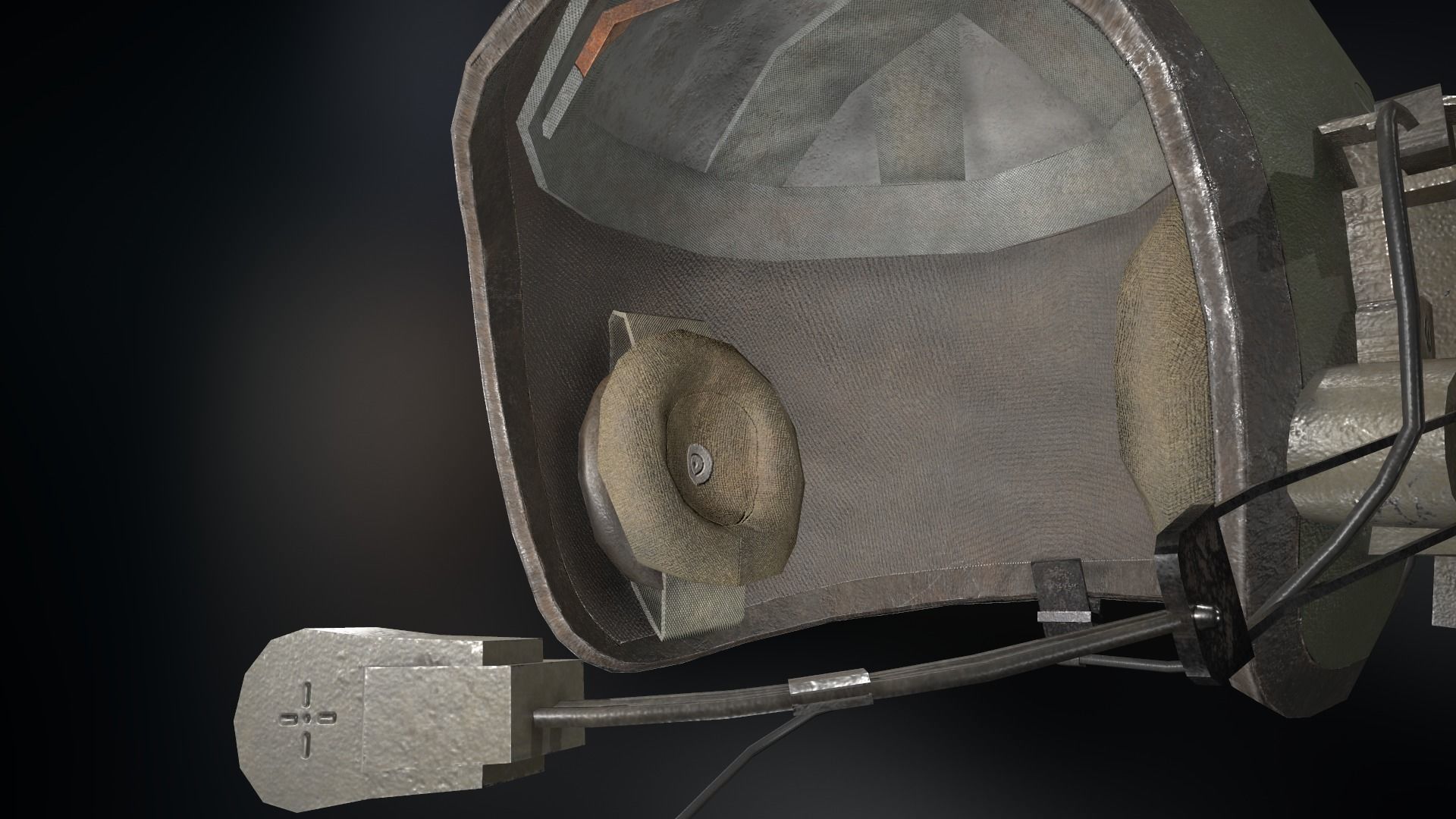 T56-6 Helmet Low-poly 3D model_23