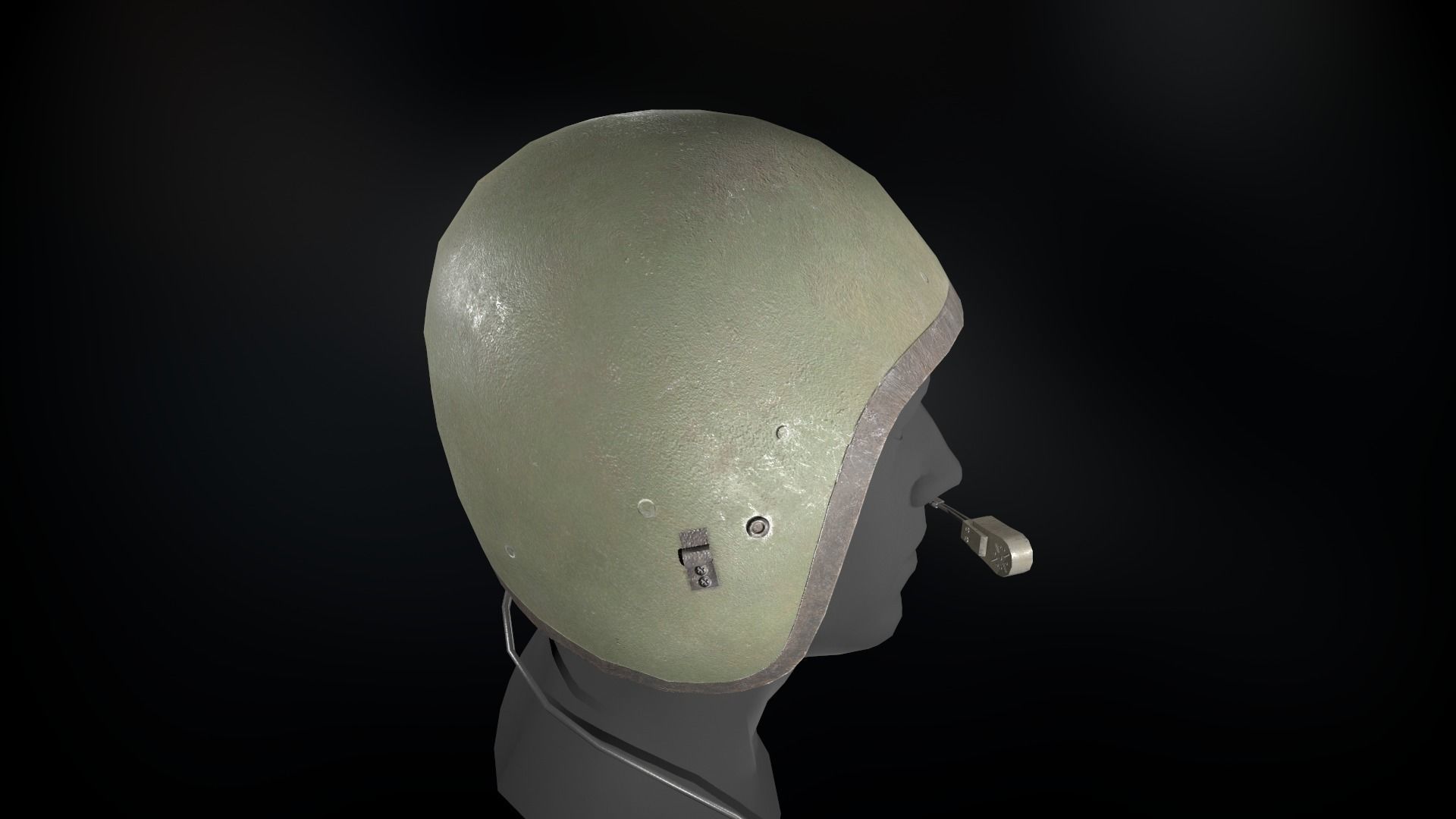 T56-6 Helmet Low-poly 3D model_4
