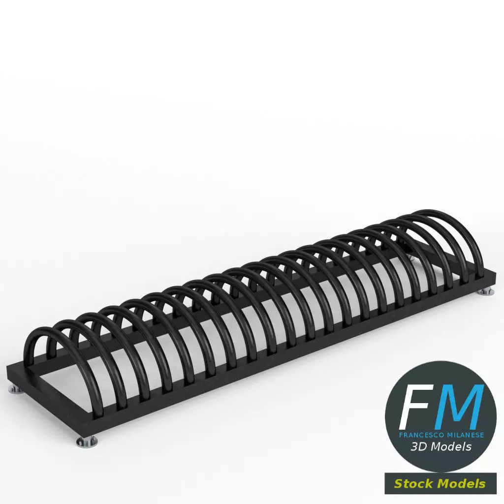 Bicycle racks 1 3D model_0