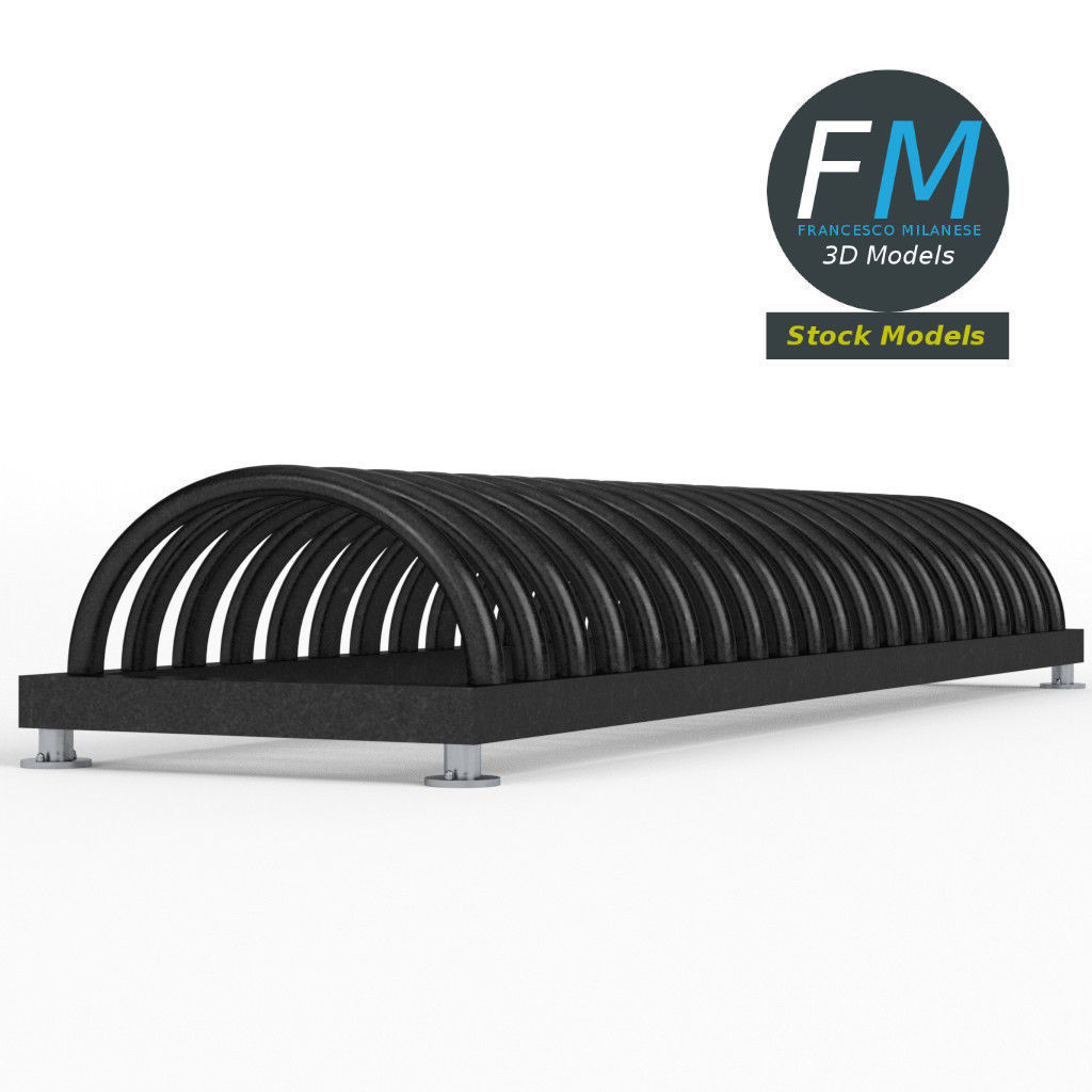 Bicycle racks 1 3D model_3