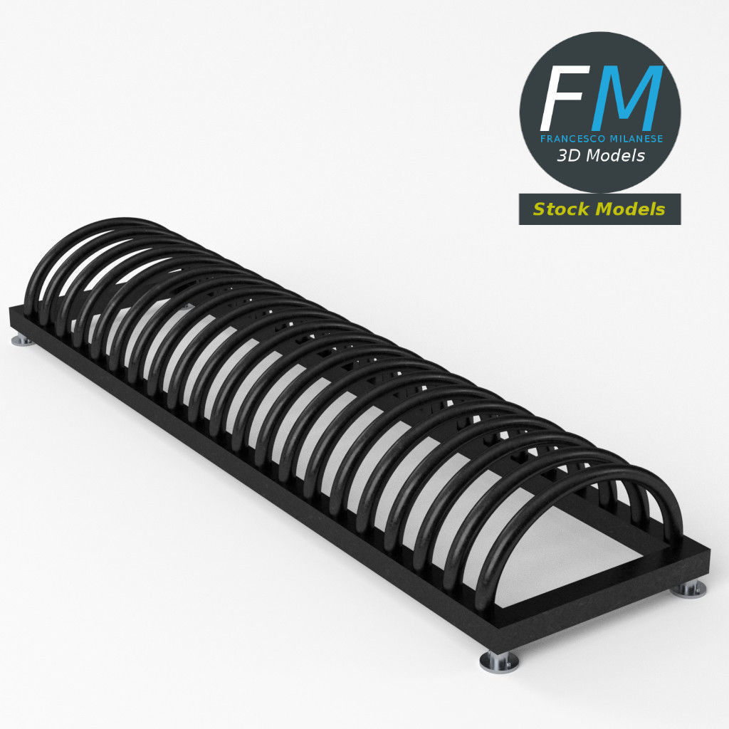 Bicycle racks 1 3D model_5