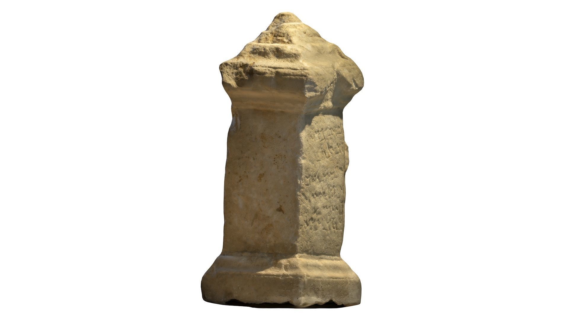 ASSYRIAN - ALTAR INCENSE PYRE Low-poly 3D model_24