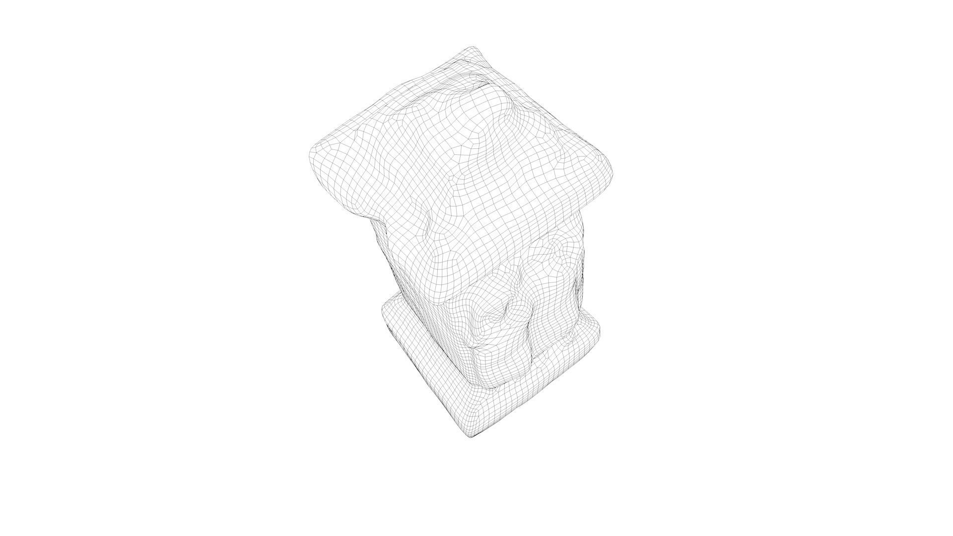 ASSYRIAN - ALTAR INCENSE PYRE Low-poly 3D model_15