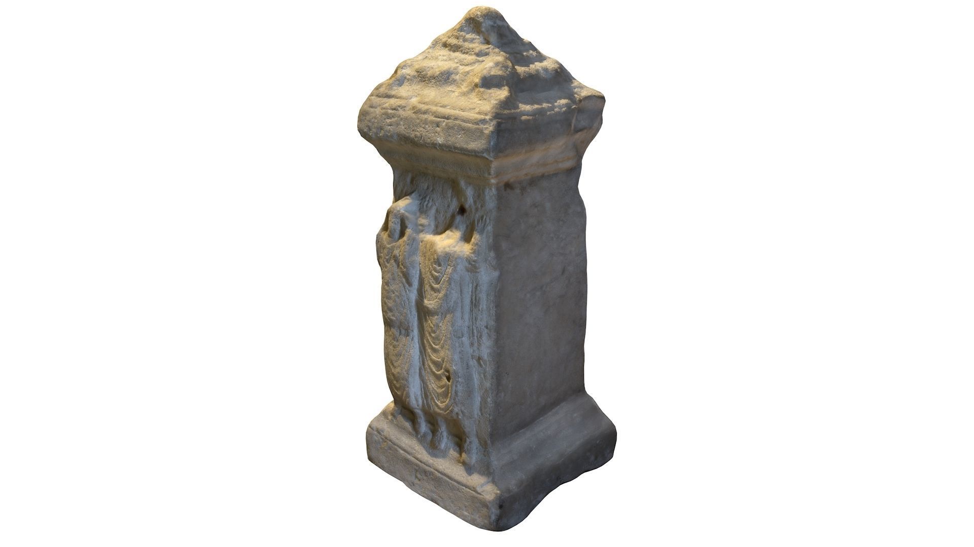 ASSYRIAN - ALTAR INCENSE PYRE Low-poly 3D model_11