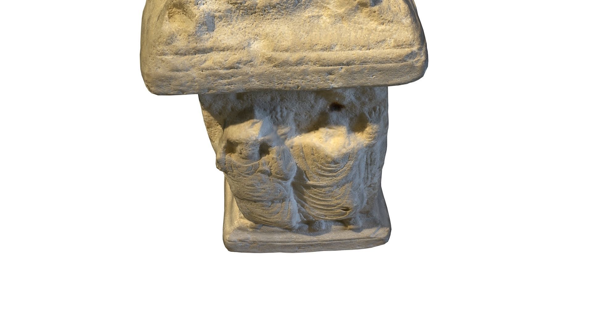 ASSYRIAN - ALTAR INCENSE PYRE Low-poly 3D model_16