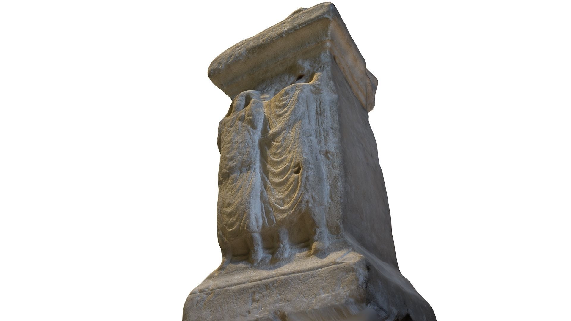 ASSYRIAN - ALTAR INCENSE PYRE Low-poly 3D model_3