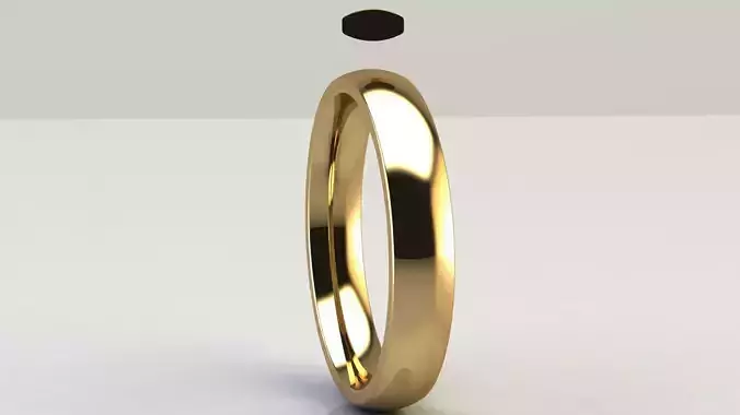 Traditional Wedding Band 3 mm Wide