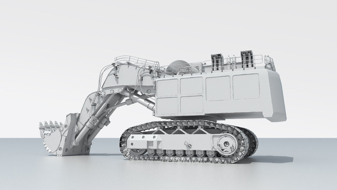 Shovel R996 3D model_1