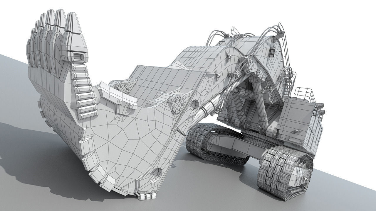 Shovel R996 3D model_7