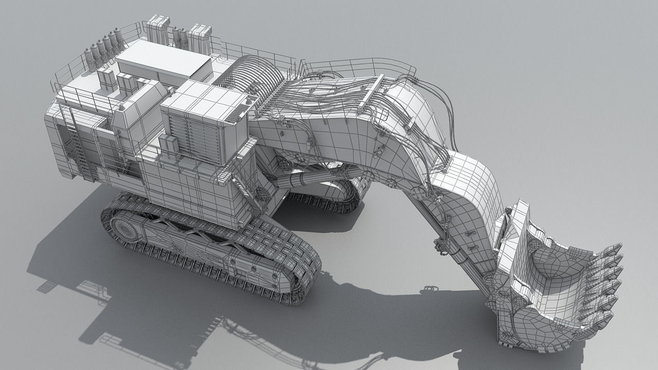 Shovel R996 3D model_10