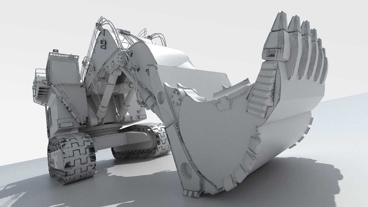 Shovel R996 3D model_3