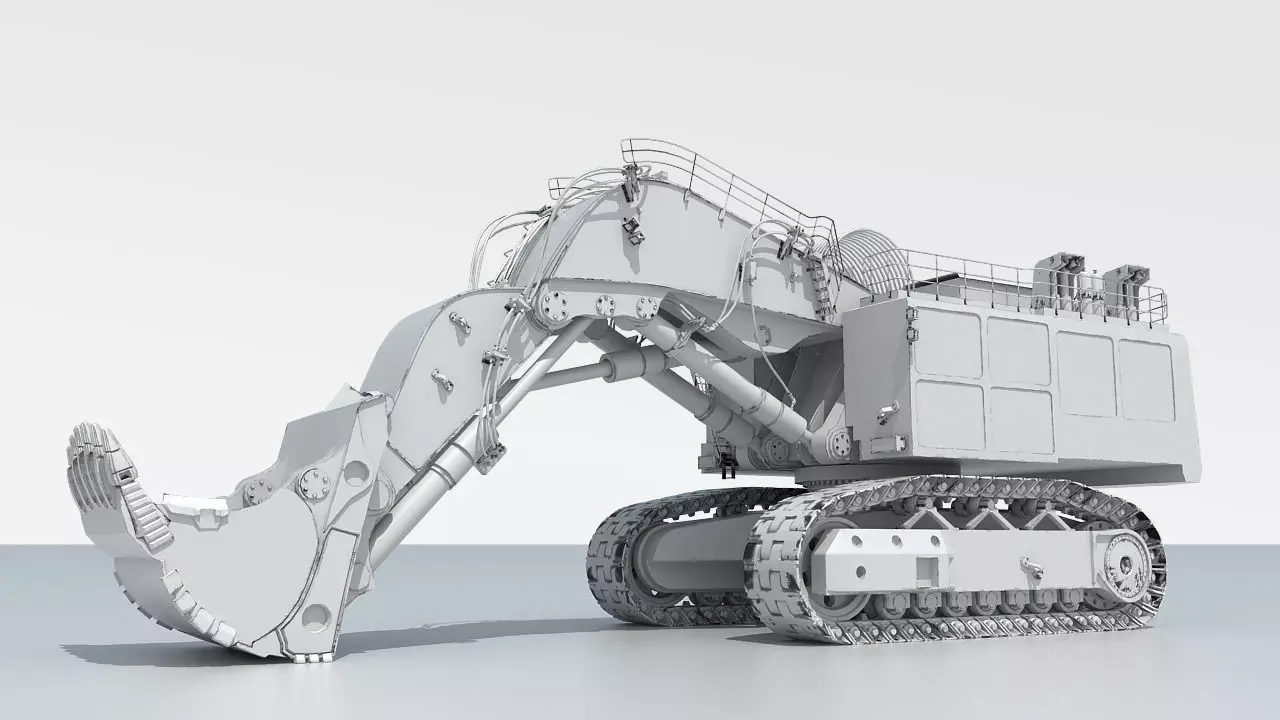 Shovel R996 3D model_0