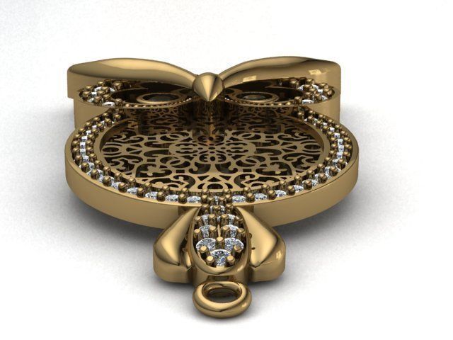 owl bracelet 3D print model_16