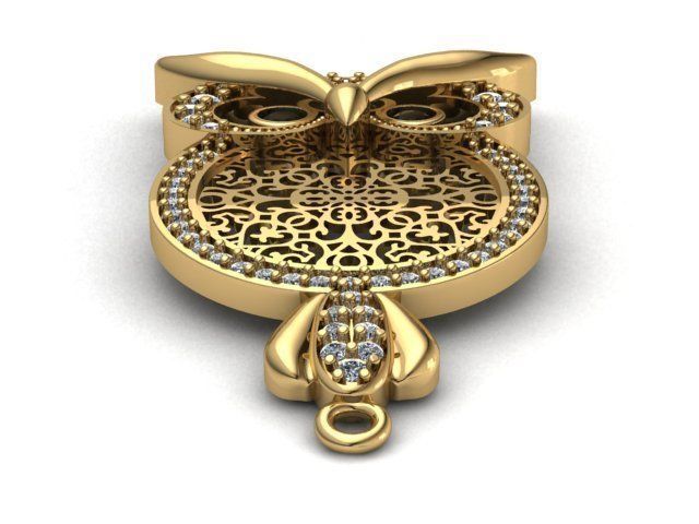 owl bracelet 3D print model_8
