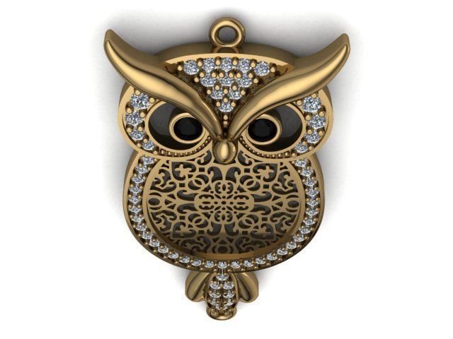 owl bracelet 3D print model_18