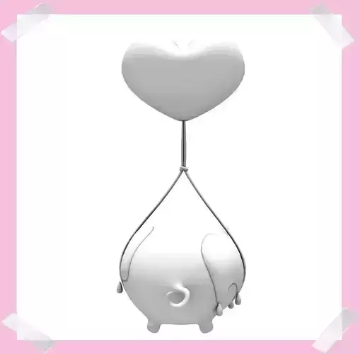 Love Pig Model in many colours