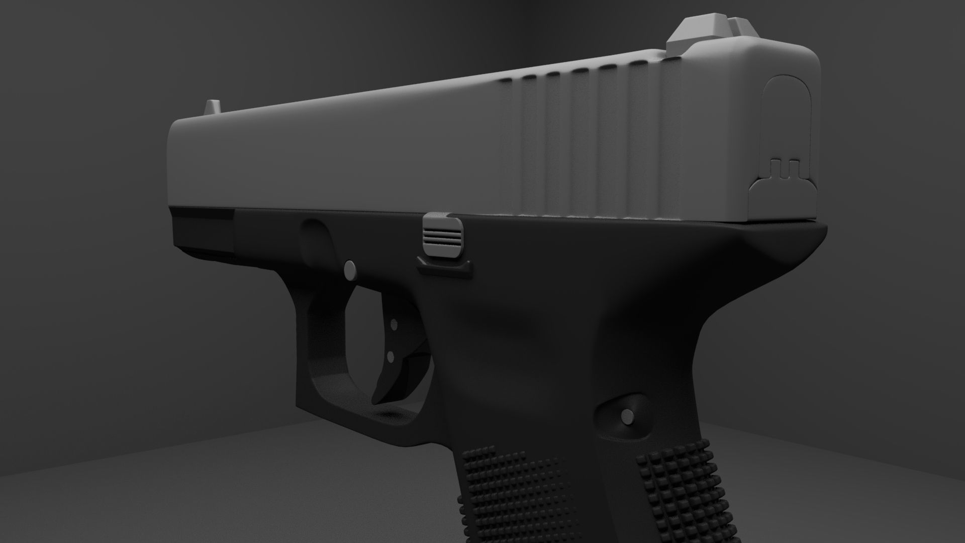 Glock 19 Gen 5 Low-poly 3D model_15