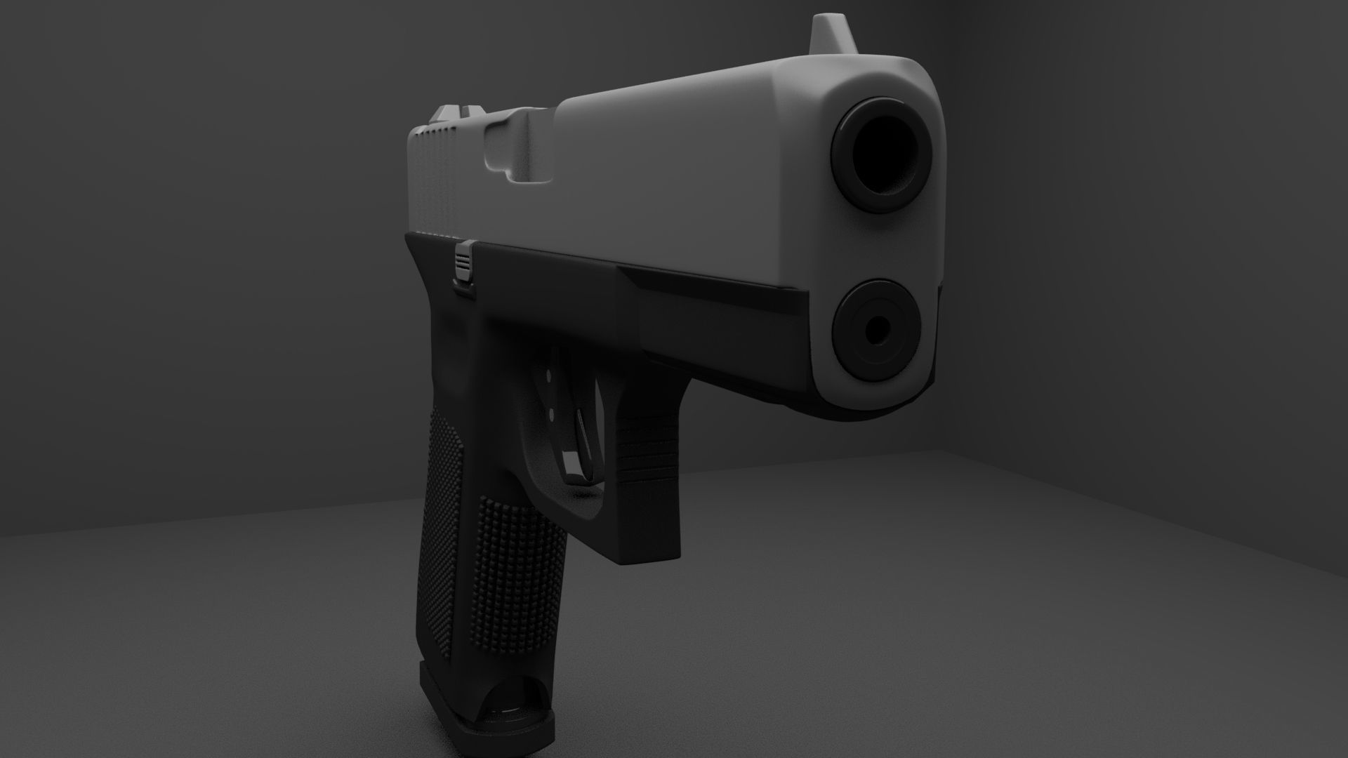 Glock 19 Gen 5 Low-poly 3D model_12