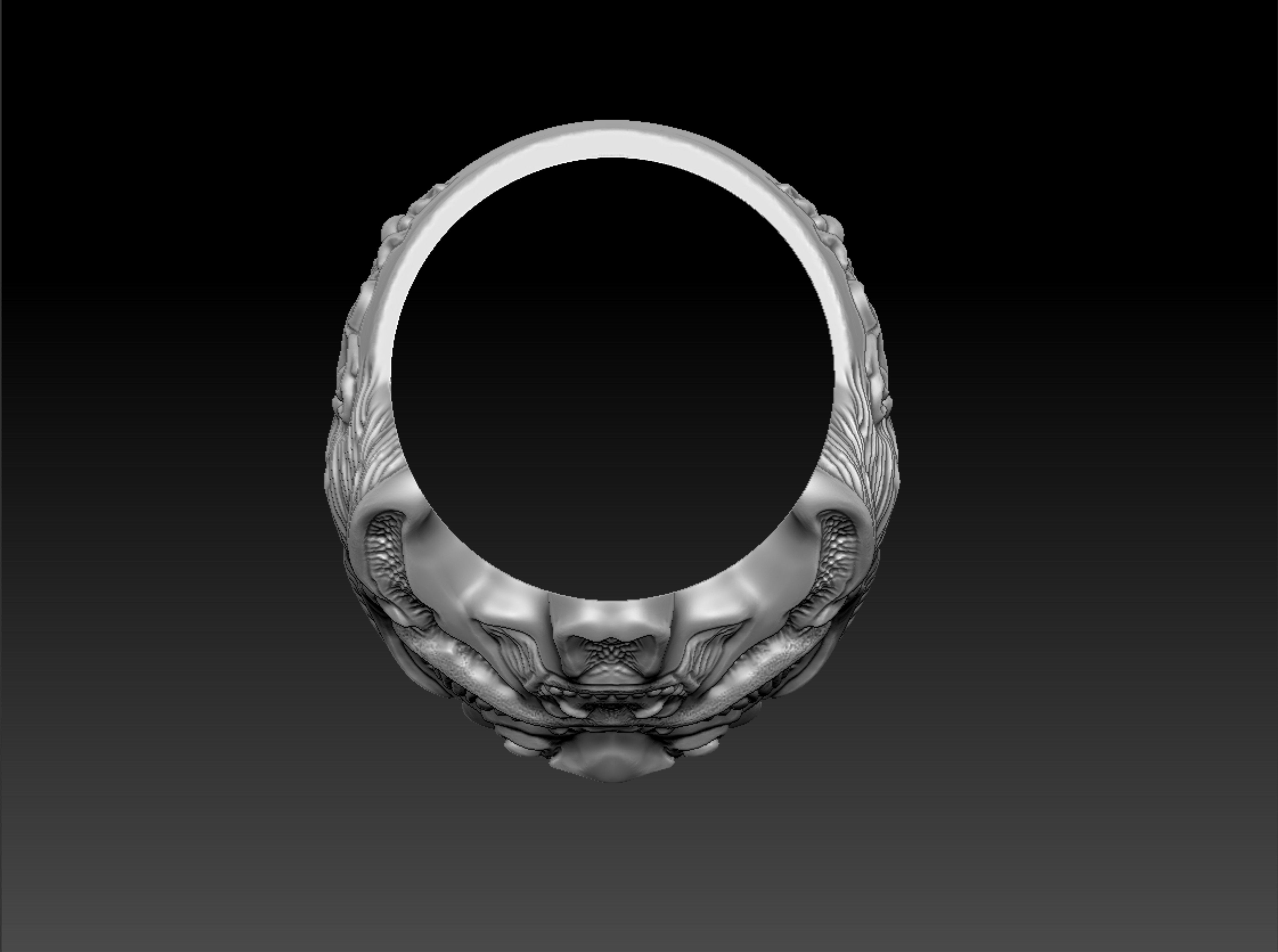 Ring Barong  3D print model_3