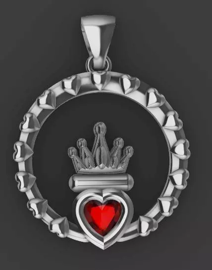 heart Pendant 3D print model
