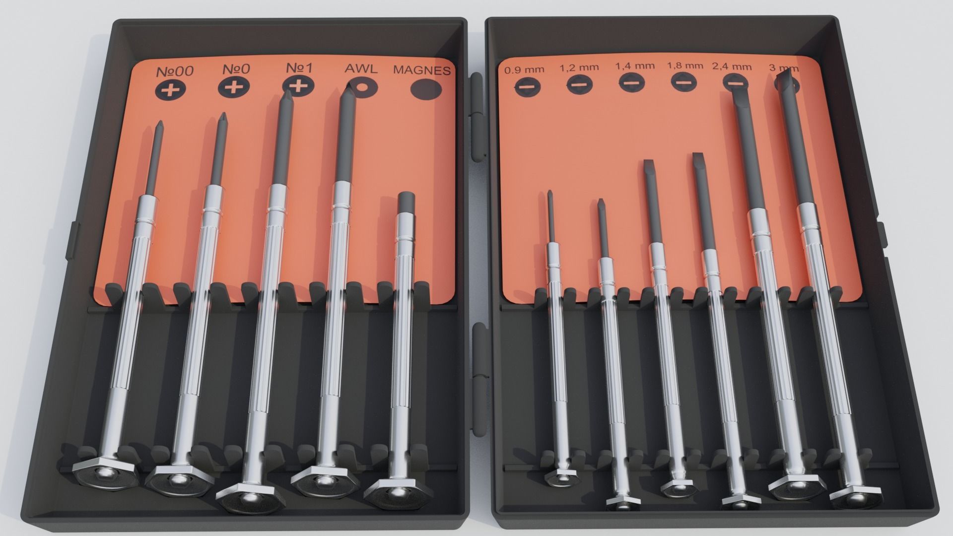 ScrewDriver kit 3D model_0